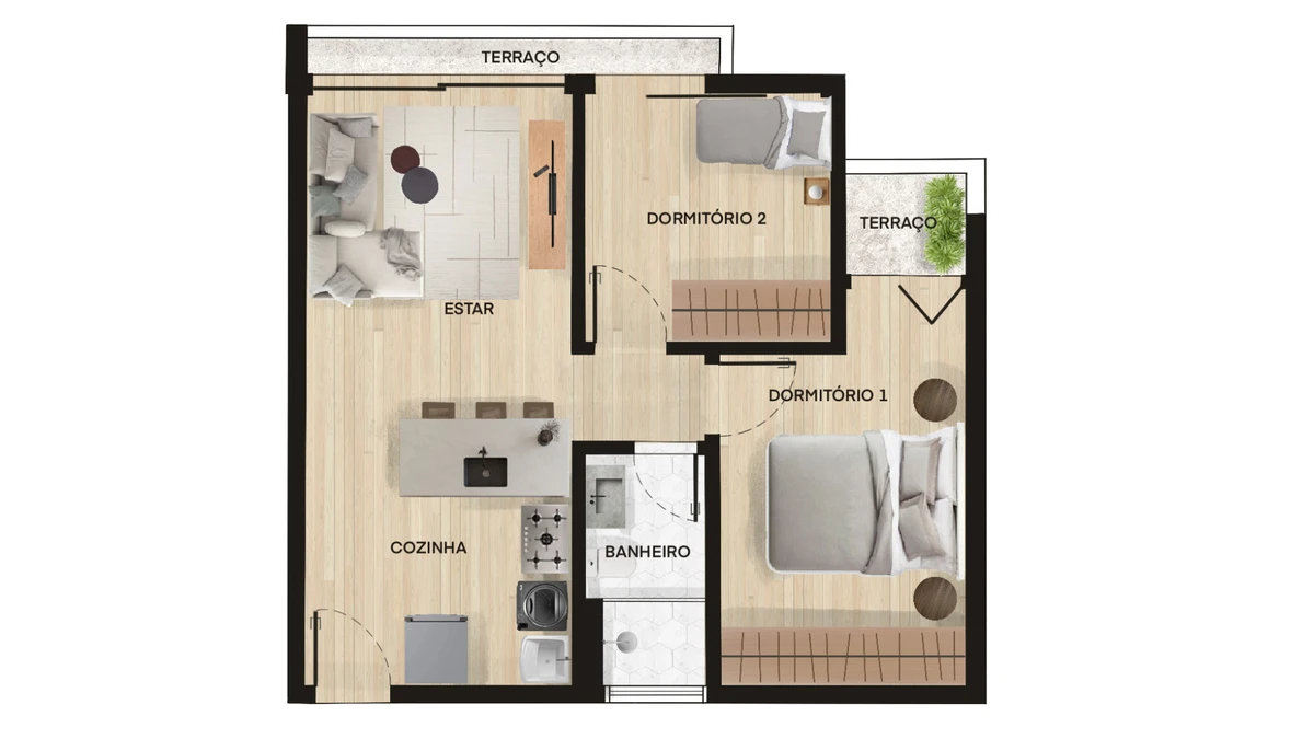 Enseada Exclusive — planta 3